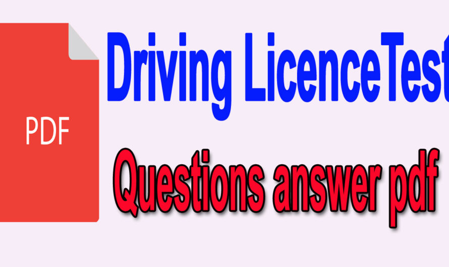 learning licence test questions & Answer pdf in marathi
